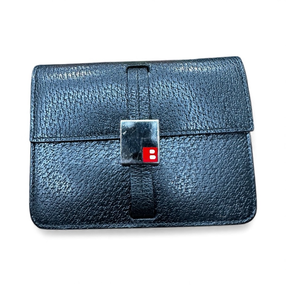 Bally Black Leather Clutch